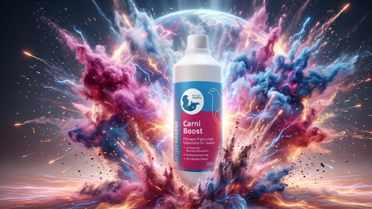 CarniBoost 500ml L-carnitine muscle tonic for maximum flight endurance in racing pigeons