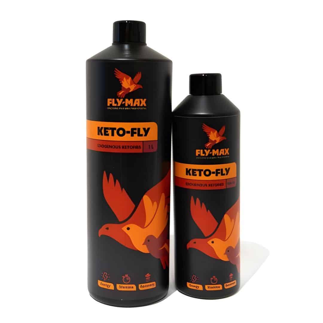 Fly Max Keto Fly: Fly Max Keto Fly liquid ketones for unbeatable racing performance and revolutionary energy for racing pigeons