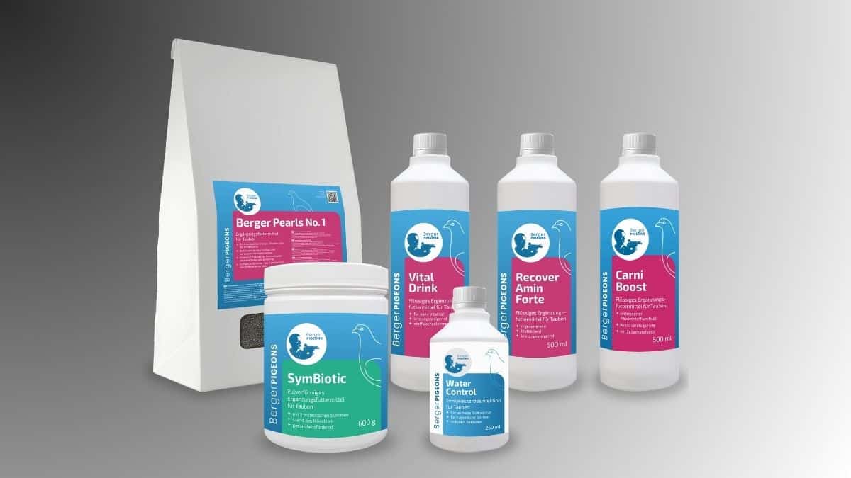 Berger Products, The Best available supplements for Racign Pigeons