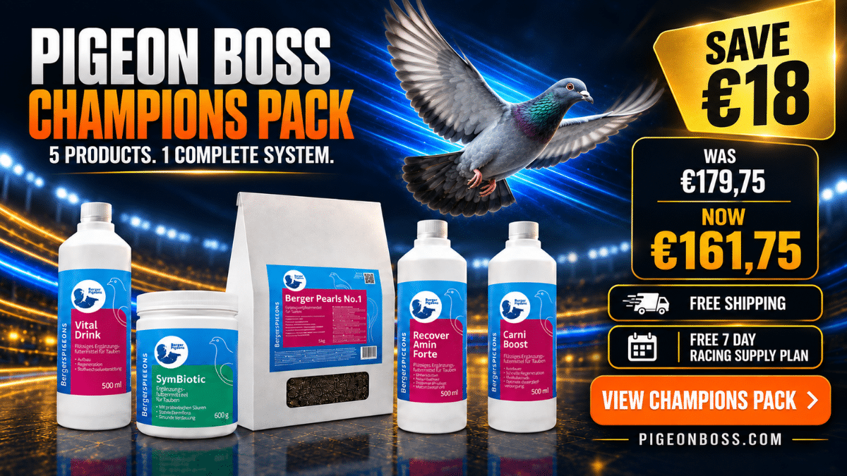 Pigeon Boss Champions Pack For Racing Pigeons